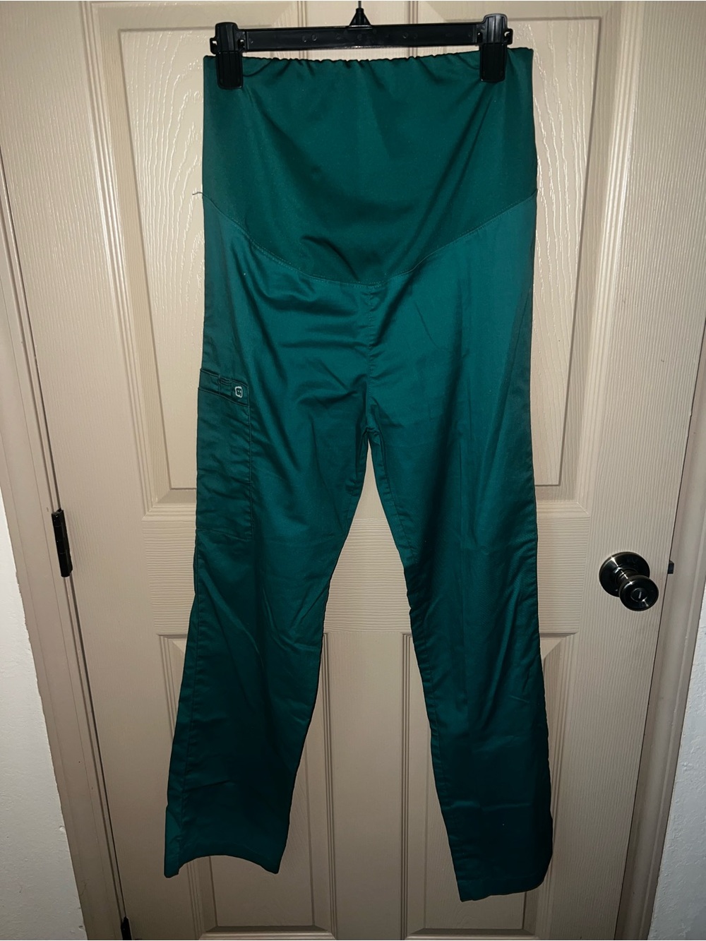WonderWink Hunter Green Maternity Scrub Pants